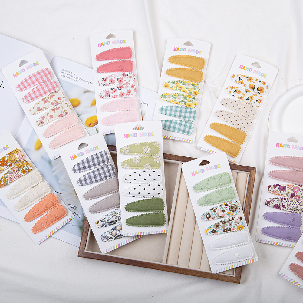 6Pcs/Set Flower Print Fabric B - Baby Clothing Material avaliação e preço