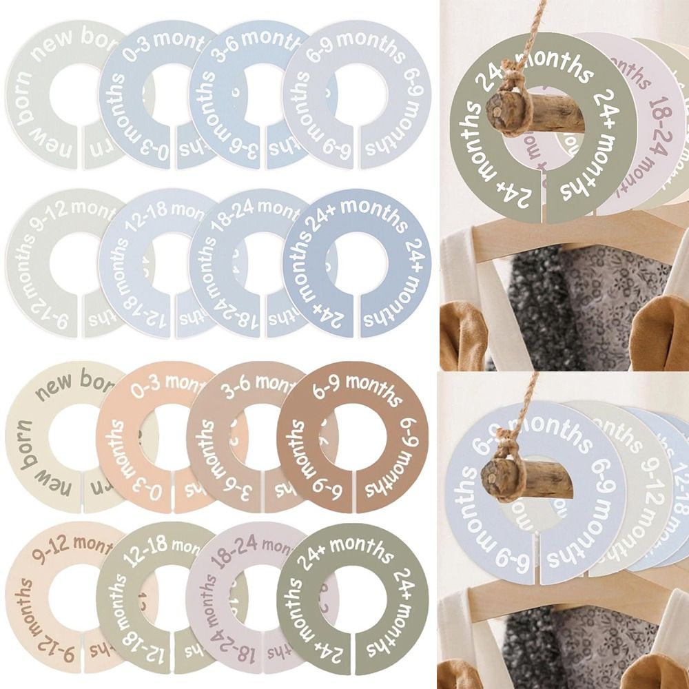 68/9Pcs Organizing Hangers Bab - Baby Clothing Tags avaliação e preço