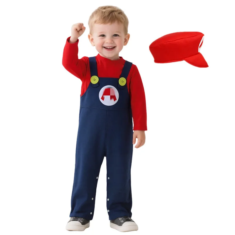 Baby Plumber Costume Red Green - Baby Clothing avaliação e preço