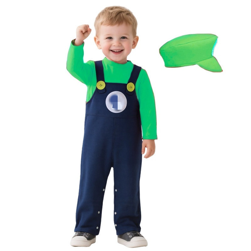 Baby Plumber Costume Red Green - Baby Clothing avaliação e preço