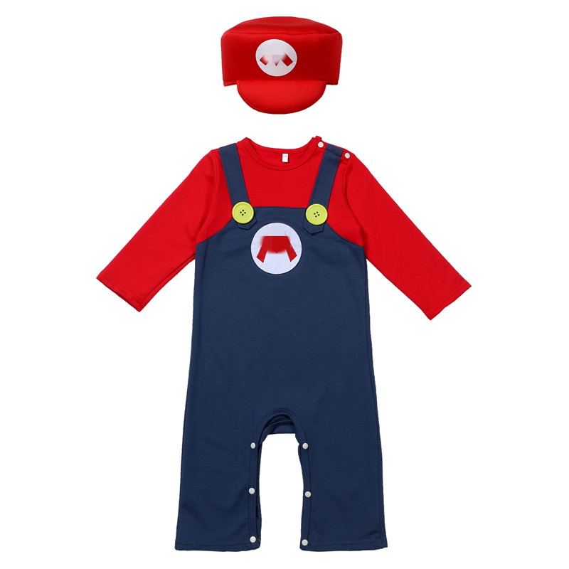 Baby Plumber Costume Red Green - Baby Clothing avaliação e preço