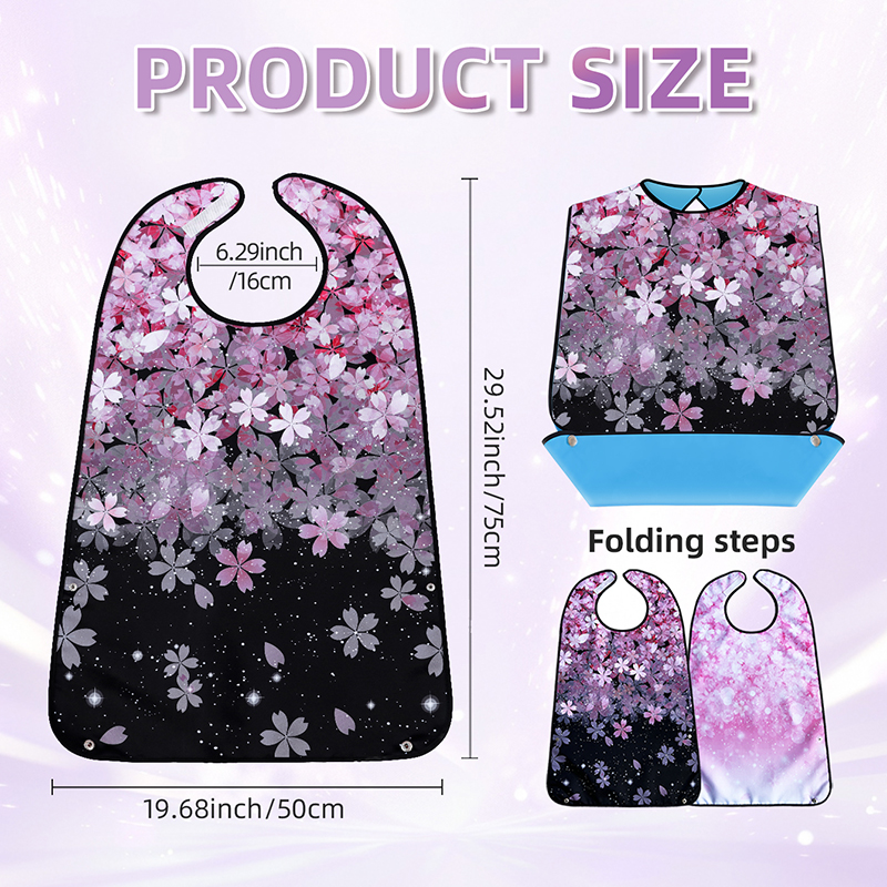 2-Pack Adult Dining Bibs with  - Printed Bibs Pack avaliação e preço