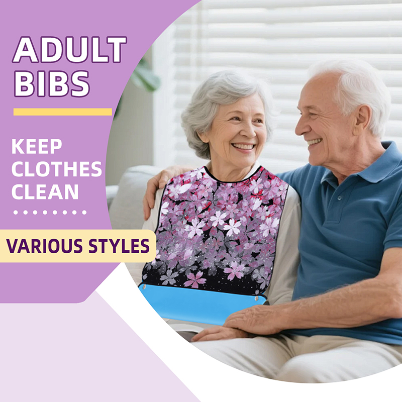 2-Pack Adult Dining Bibs with  - Printed Bibs Pack avaliação e preço