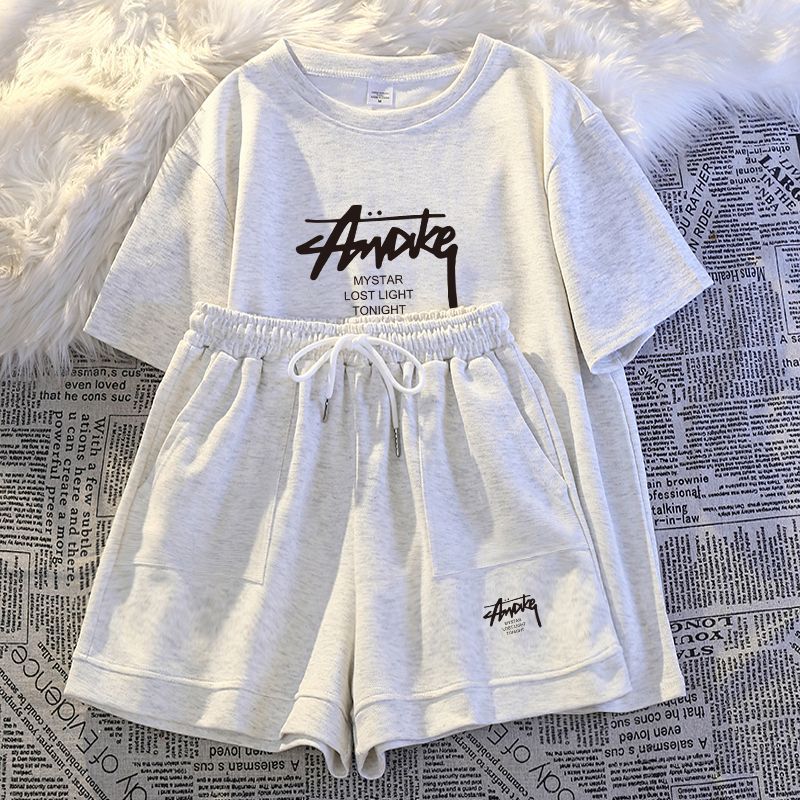 New Women's Plus-size Set Adul - Summer Short Set avaliação e preço