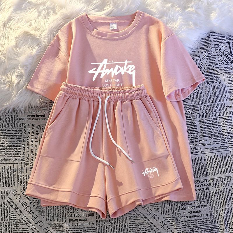 New Women's Plus-size Set Adul - Summer Short Set avaliação e preço