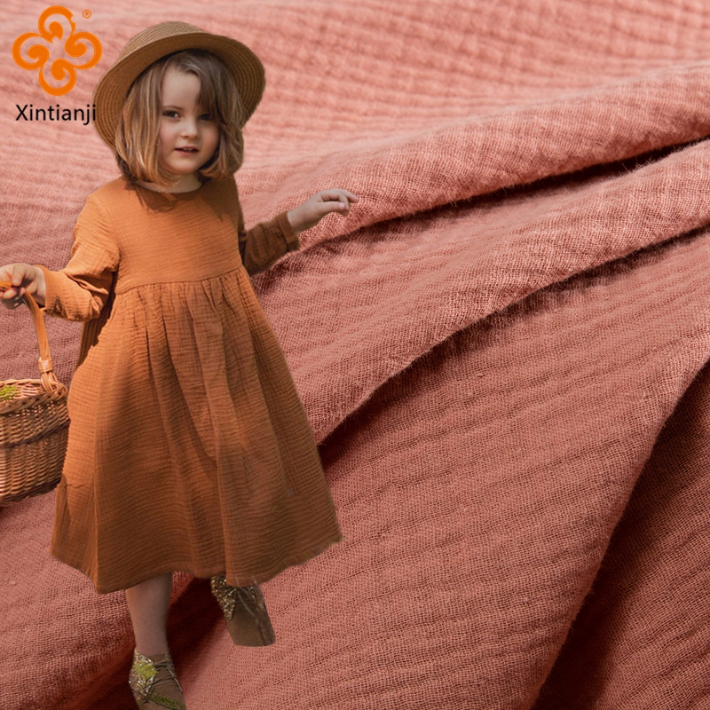 Double Layer Gauze Fabric 100% - Baby Clothing Material avaliação e preço
