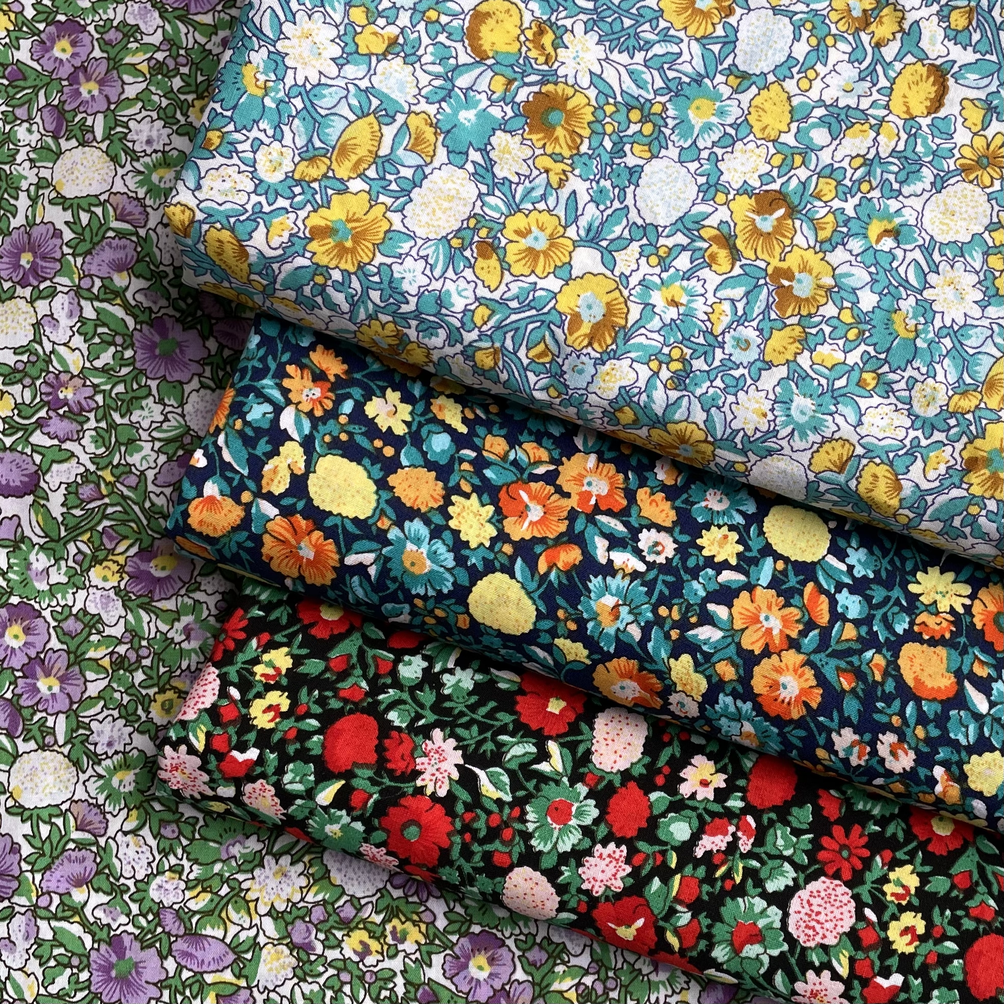 Colorful Floral Plants 100%Cot - Baby Clothing Material avaliação e preço