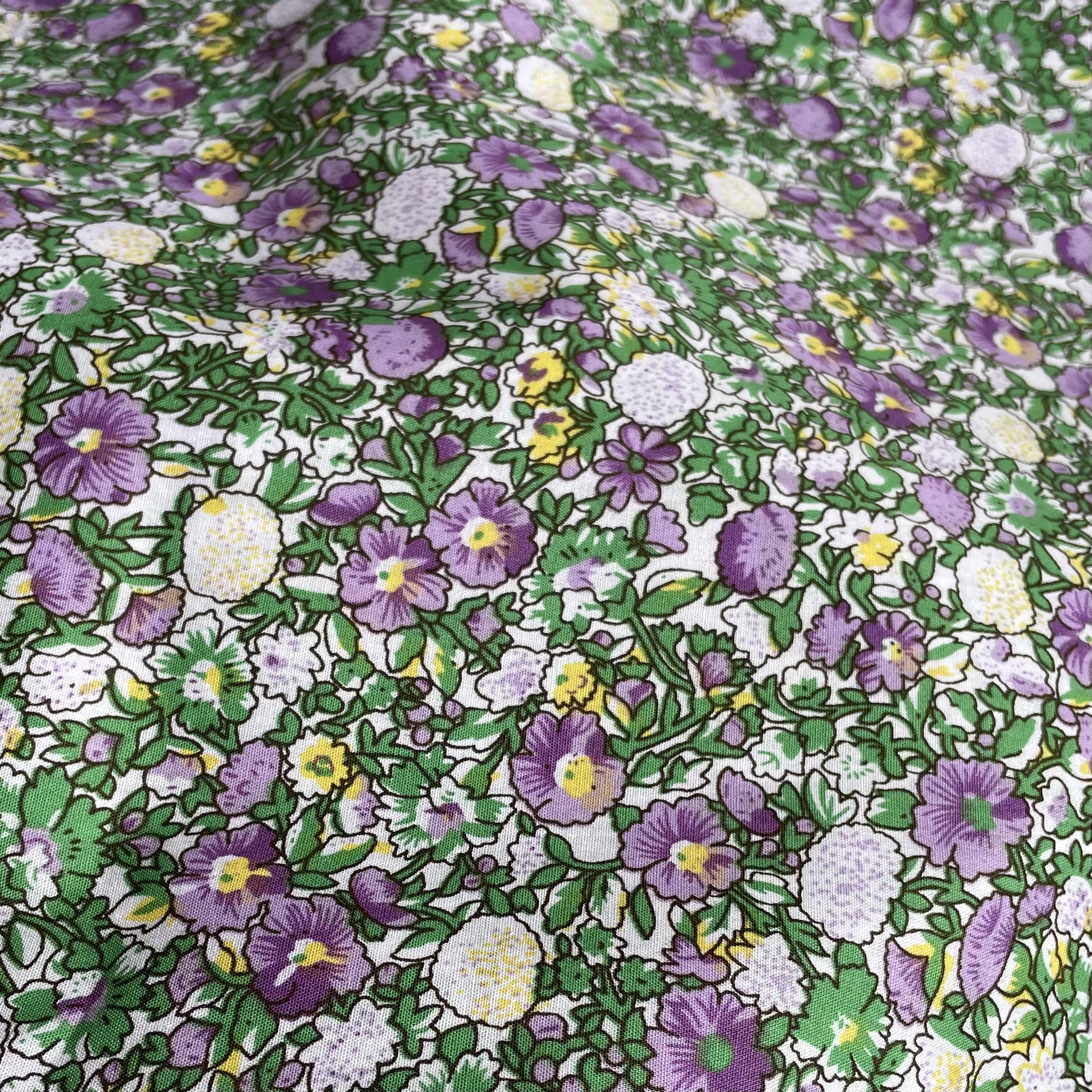 Colorful Floral Plants 100%Cot - Baby Clothing Material avaliação e preço